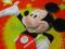 Koc kocyk MICKEY MOUSE 150x200 polarowy HIT W-WA