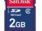 KARTA 2GB SD ORYGINALNA SANDISK / SKLEP WEJHEROWO