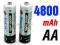 AKUMULATORKI R6 / AA 4800 mAh |