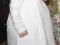 Sukienka 74 biała roczek chrzest święta h&m