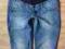 spodnie ciazowe jeansy rybaczki H&M MAMA 42