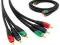 4World Kabel Component RGB video 3RCA/3RCA