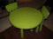 stół i krzesła ikea Mammut kolor zielony