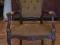 Fotel drewniany w stylu ludwikowskim