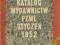KATALOG PZWL STYCZEŃ 1952
