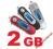 2gb MP3 PL FM dyktafon bateria AAA 2 gb - 4 kolory