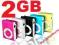2gb Odtwarzacz MP3 Klips 2 gb - 5 kolor+ładowarka