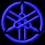 YAMAHA logo BLUE TERMO naszywka INDYWIDUALNE wzory