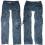COSMIC jeans roz. 10/38/36 waskie bojowki