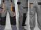 Spodnie robocze wzmacniane siwe ocieplane XXL