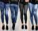 20 MODELI Rurki LEGGINSY JEANSY S-L