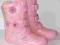 Fajniutkie*Ciepłe kozaczki PinkHVR*roz.26*wkł.16,5