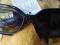 okulary przeciwsłoneczne czarne, muchy, cyrkonie