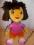 Dora explorer duza 31 cm , z groszkiem firmy TY
