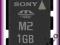 MEMORY STICK MICRO M2 1GB do tel SONY ERICSSON