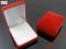 PL7104 PUDEŁKO ETUI NA PIERŚCIONEK CZERWONE LEXIM