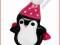 GYMBOREE/CRAZY8 śliczna spinka Pingwinek z USA HIT
