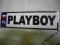 PLAYBOY tablica rejestracyjna imienna TEKTUROWA