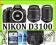 NIKON D3100 + 18-55 VR +55-200VR+4/8/16/32GB+TORBA