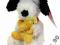 SNOOPY z fistaszkiem Peanuts 23 cm nowy! jedyny!