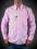 Koszula męska Tommy Hilfiger- różowe paski r. L