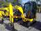 Minikoparka JCB 8016 oszklona 2005rok 42.500netto