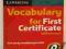 Cambridge Vocabulary for First Certificate key+ cd