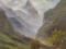 Alpejski pejzaż OLEJ na płótnie 50x60cm