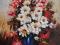 Kwiaty,bukiet,wazon,obraz olejny,50x60cm,ARTE