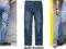 D178 Modne niebieskie jeansy 34/34 Bella-Fashion