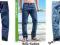 C672 Modne granatowe jeansy 33/34 Bella-Fashion