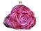 Fioletowa wizytowa torebka róża bigiel STUDNIÓWKA