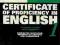 Cambrige Certificate of proficiency in English 1