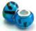 Koralik Modułowy Lampwork - Blue Chunks