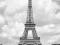 Paryż Wieża Eiffla - Francja - plakat 91,5x61 cm
