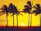 Zachód Słońca - Hawaje - GIGA plakat 158x53 cm