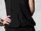 Klasyczna Sukienka z ROZA mała czarna L/XL