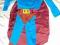 superman kostium plus peleryna 7-11 lat 146 cm