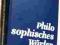 PHILOSOPHISCHES WORTERBUCH