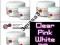 Akryl Sequent Eco Pro White , Pink , Clear 36g