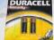2 baterie MN21 Duracell - 23A - A23 - L1028 - 12V