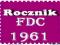 FDC Polska Rocznik 1961