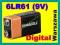 Bateria 9V 6LR61 MN1604 E DURACELL *W-WA* 03-2015