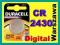 DURACELL Bateria CR 2430 LITHIUM 3V CR2430 -2019r.