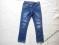 DENIM Co spodnie JEANS CEKINY reg.pas RURKI 122cm