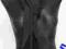 B.P.C . czarny szalik z futrzanymi bąbelkami