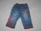 Jeansy, haft, r. 6-12 m.,