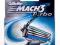 Gillette Mach3 Turbo 5 szt oryginał wkłady nożyki