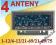 Zwrotnica antenowa do 4 anten 1-5/6-12/21-69x2