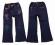 * GIRL2GIRL * spodnie jeans kwiaty r.122 (s7d)